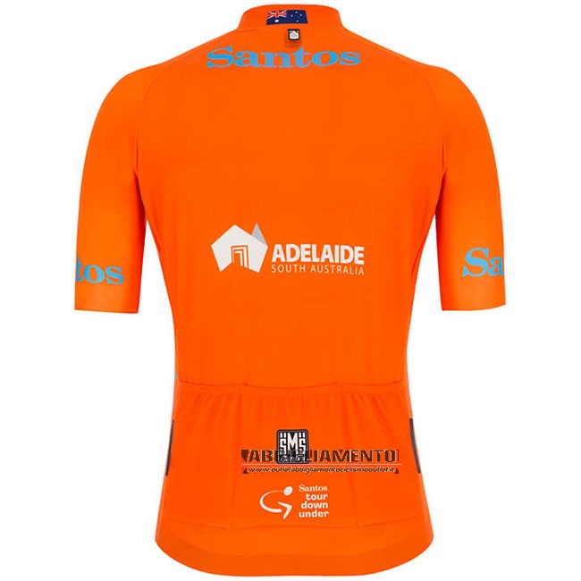 Abbigliamento Tour Down Under Ochre 2019 Manica Corta e Pantaloncino Con Bretelle Arancione - Clicca l'immagine per chiudere